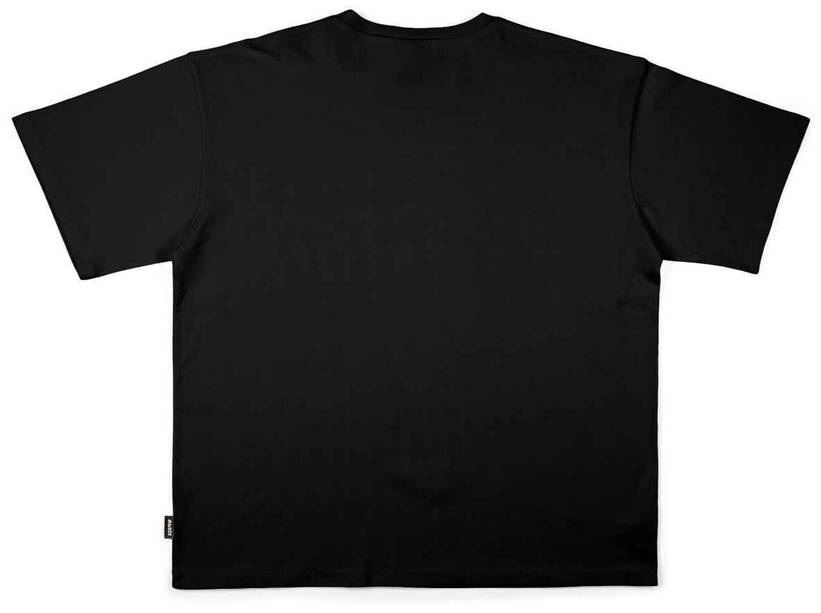 The Dudes Los Dudes Label Classic T-Shirt Oversize Heavyweight - black The Dudes Los Dudes Label Classic T-Shirt Oversize Heavyweight - black XXXL
