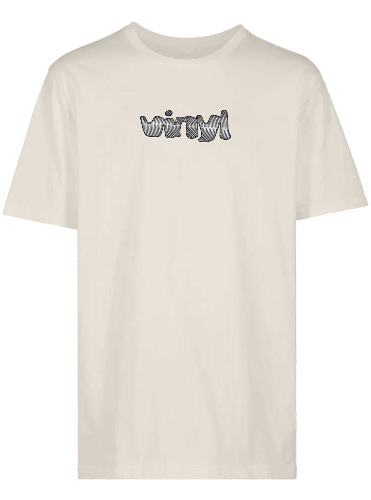 VINYL T-Shirt SPIRAL LOGO cream VINYL T-Shirt SPIRAL LOGO, cream L
