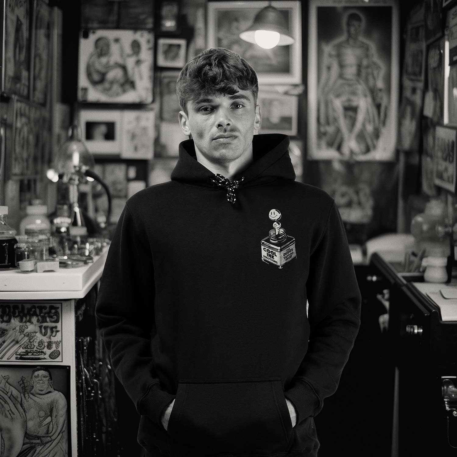 The Dudes Cool Ink Classic Hoodie - black XXXL