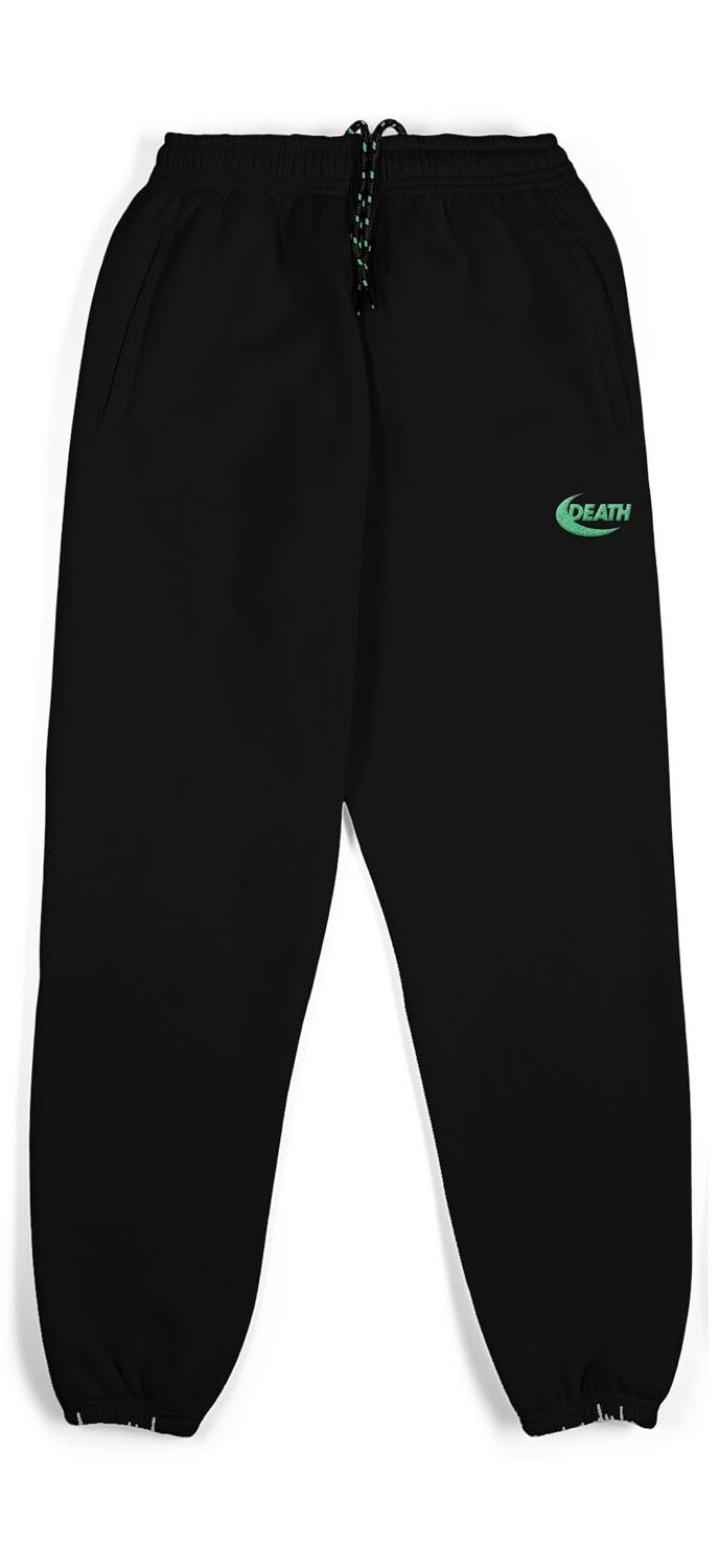The Dudes Death Sweatpants - Black XS The Dudes Death Sweatpants - Black XXXL