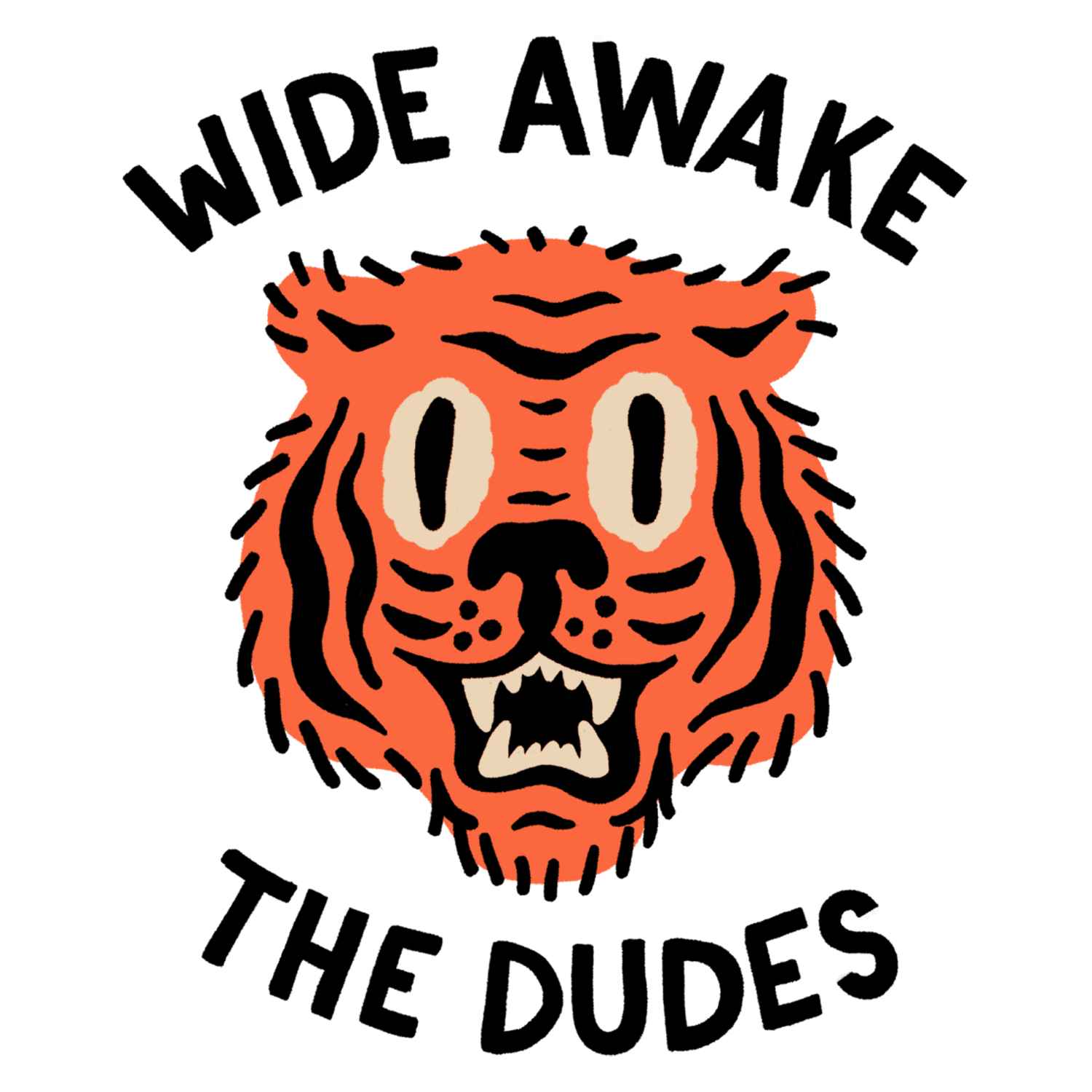 The Dudes Wide Awake Classic T-Shirt - Almond milk The Dudes Wide Awake Classic T-Shirt - Almond milk XXXL