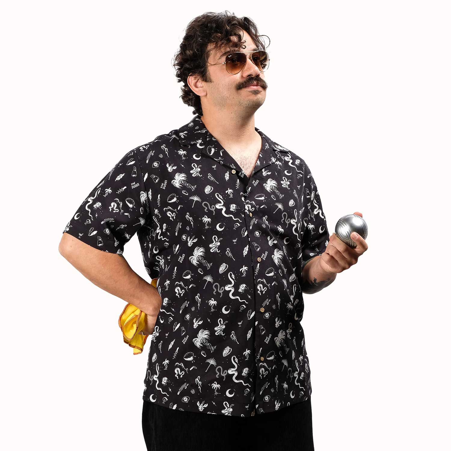 The Dudes Bitch Hawaiian Shirt - black XXXL