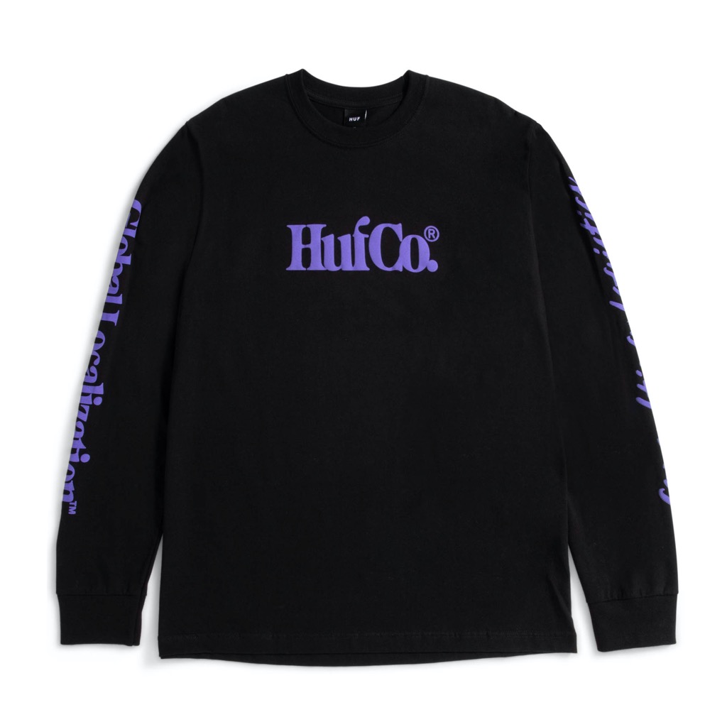 HUF HUF Co Longsleeve - black XXL