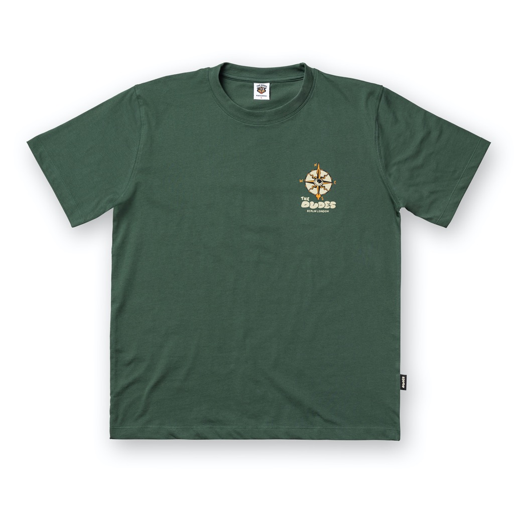 The Dudes Dudland T-Shirt - bottle green XXXL