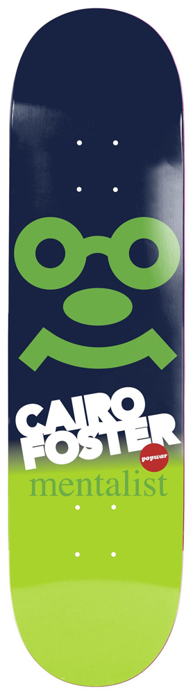 Popwar Skateboard Deck C. Foster Mentalist 8,25