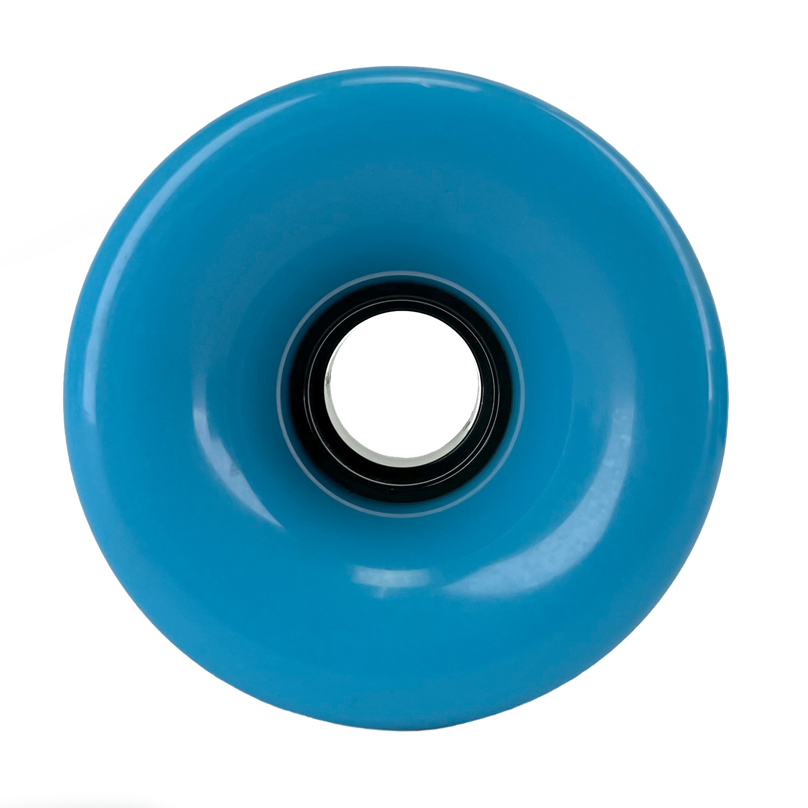 Roues Blank Longboard Bleu Cyan 70mm 80a