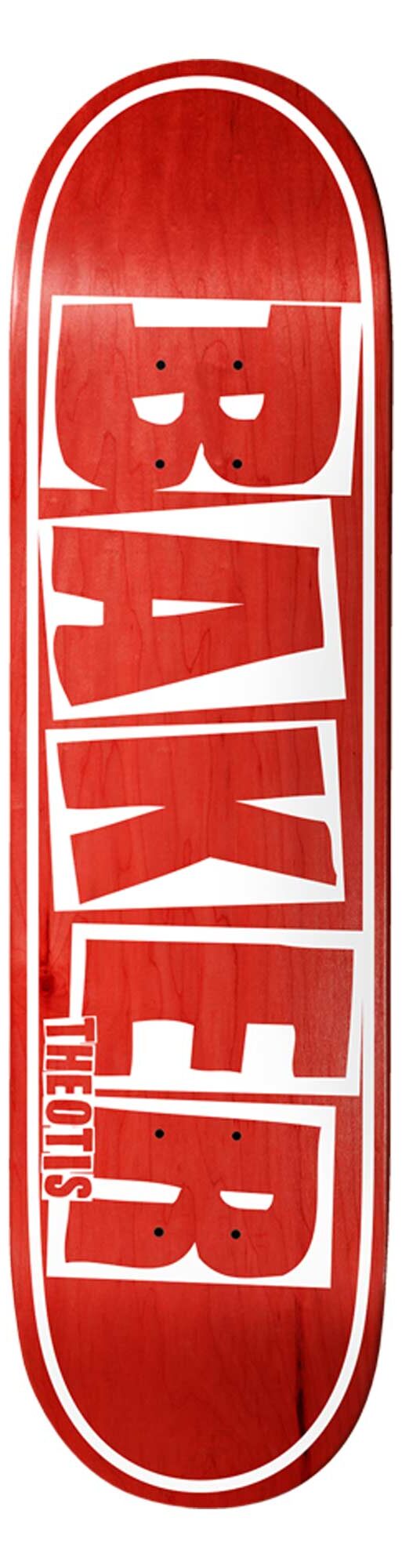 BAKER Deck BRAND NAME VENEER TB RED 8.5, red 8.5