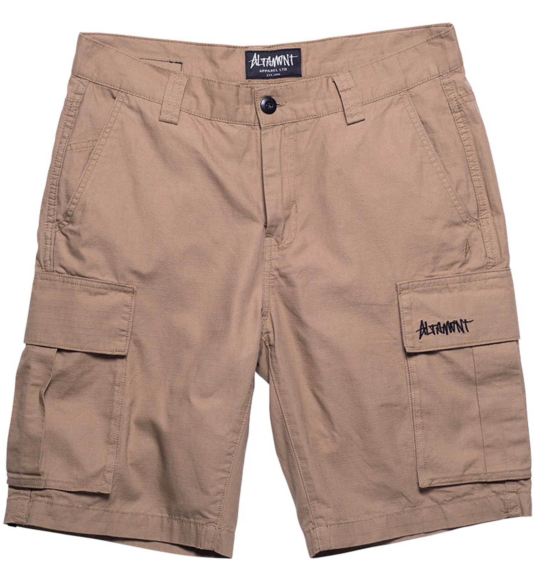 ALTAMONT Pant Short PYLE CARGO, dark khaki 34