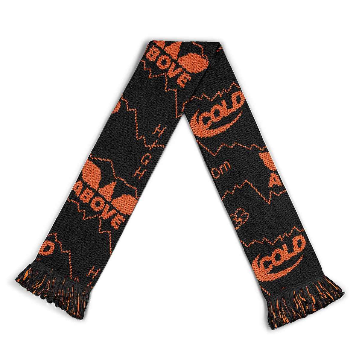The Dudes Christmas Sports Black Scarf - multicolor