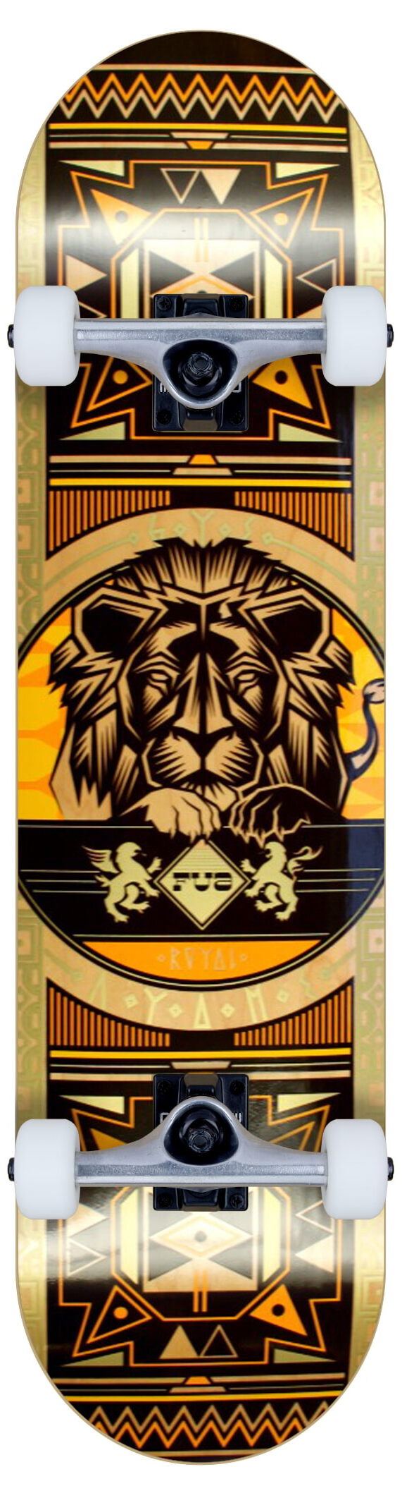 FUA complete Skateboard Lion yellow FUA complete Skateboard Lion yellow