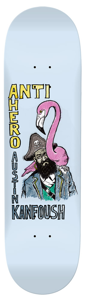 Anti Hero Skateboard Deck Kanfoush Non Sequitur 8,00 8,06