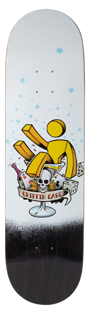 Girl Skateboard Deck Gass Man`s Ruin 8,5
