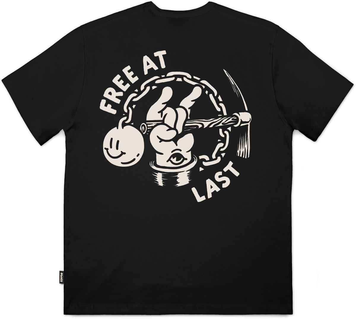 The Dudes Free At Last Classic T-Shirt - black The Dudes Free At Last Classic T-Shirt - black XXXL