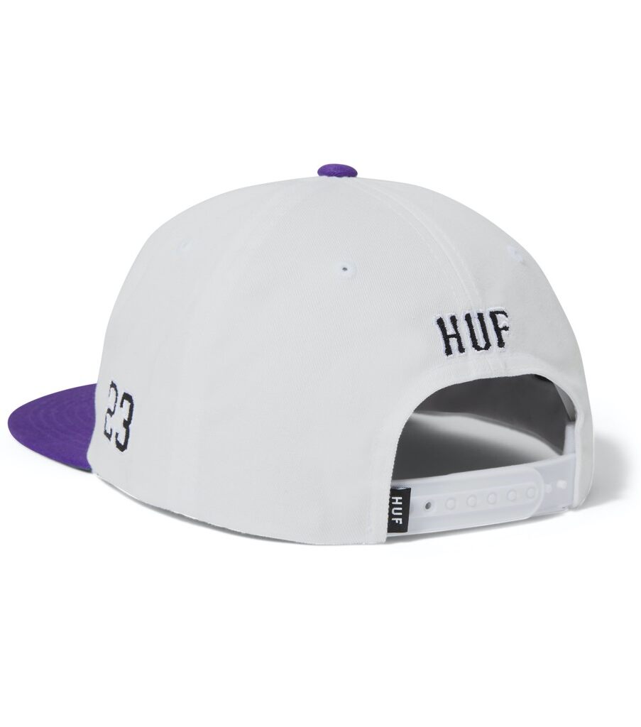 HUF H-Star Snapback - white