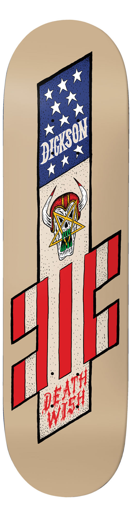 DEATHWISH Deck NIGHTMARE CITY JD 8.125 DEATHWISH Deck NIGHTMARE CITY JD 8.125