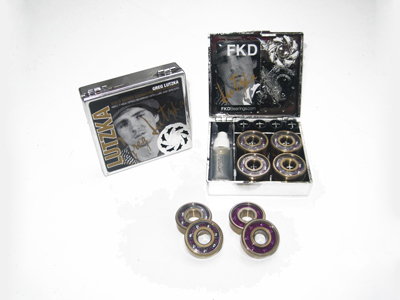 FKD Skateboard Ball Bearings Sawblade GOLD "Greg Lutzka" ABEC7