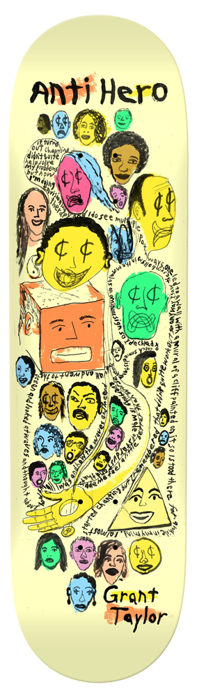 Anti Hero Skateboard Deck Taylor Expressions 8,50