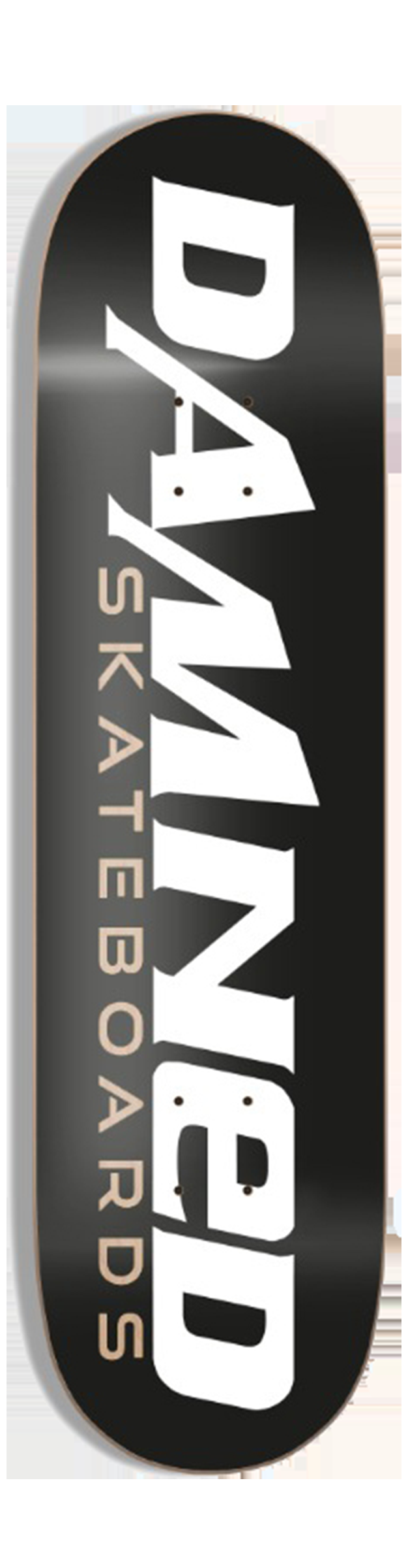 Damned Skateboard Deck Black Logo Damned Skateboard Deck Black Logo