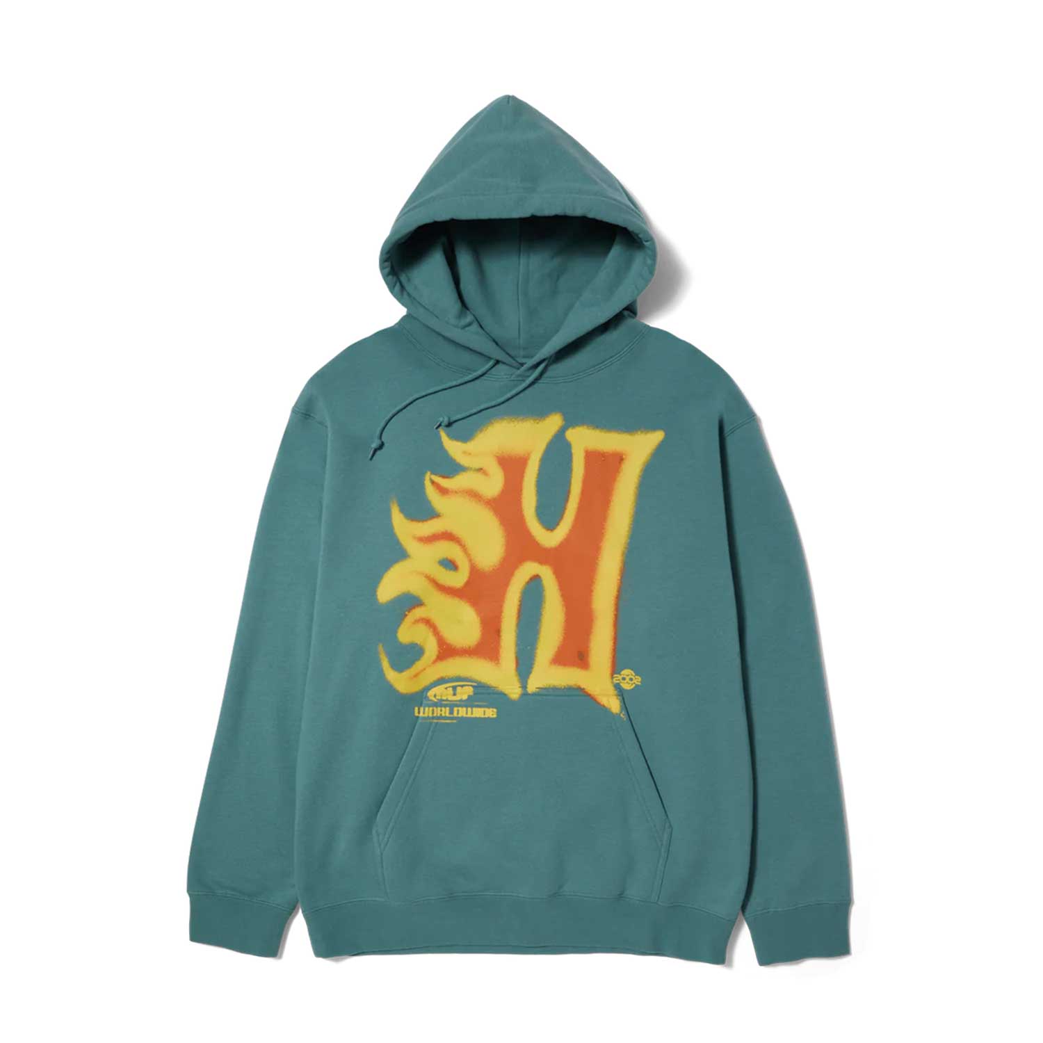 HUF Heat Wave Hoodie - sage XXL