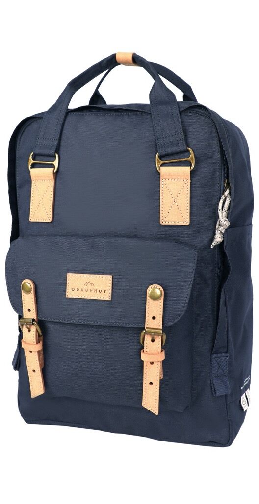 Doughnut Macaroon Large Reborn Backpack - navy