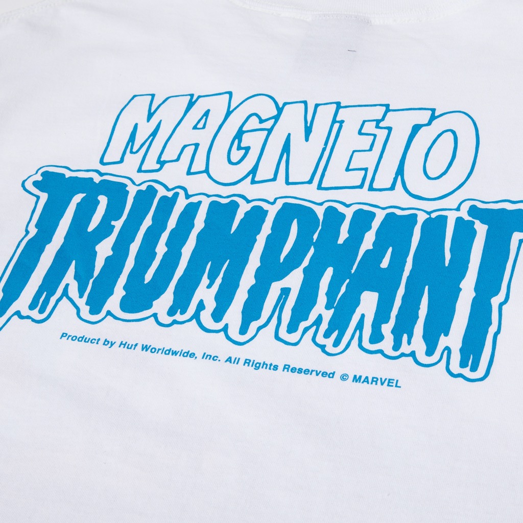 HUF Magneto Triumphant T-Shirt - white XXL