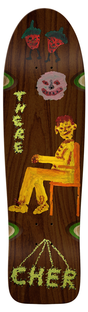 There Skateboard Deck Strauberry Get off my Case 8,67