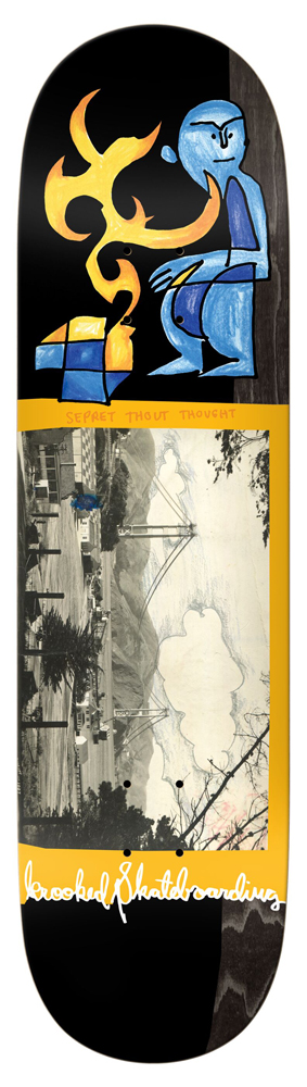 Krooked Skateboard Deck Cernicky Bridge 8,50