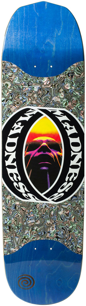 Madness Skateboard Deck Vision 8,50 R7 Slick Blue/Multi Madness Skateboard Deck Vision 8,50 R7 Slick Blue/Multi