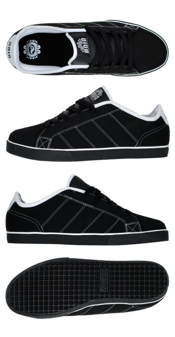 Adio Shoes Drayton SL Black/White/Black US 5 Adio Shoes Drayton SL Black/White/Black US 5