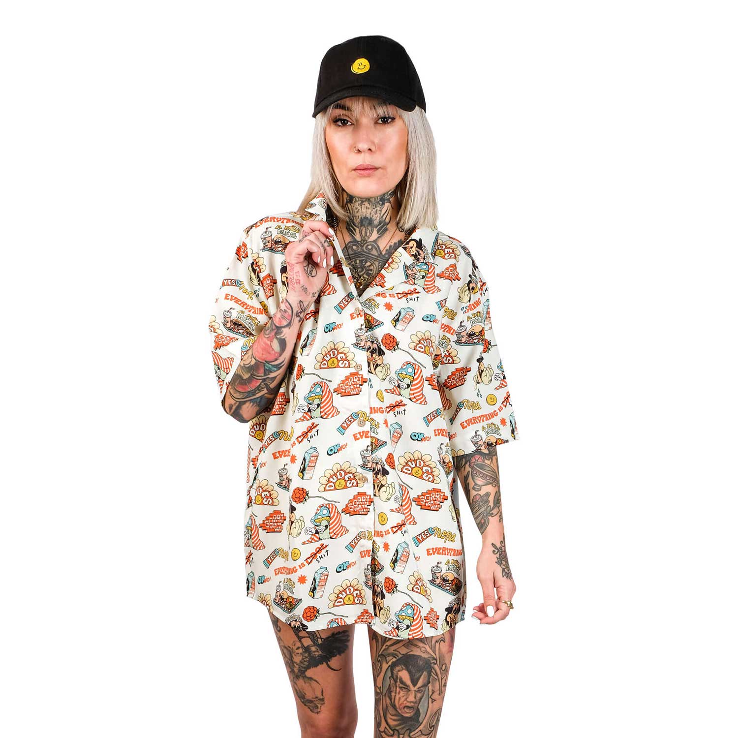 The Dudes A Pill Meal Women Hawaiian Shirt - multicolor XXXL