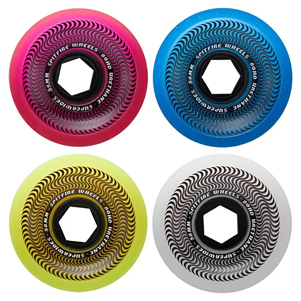 Rolle Spitfire 58mm CMYK Mixed Superwides 80A