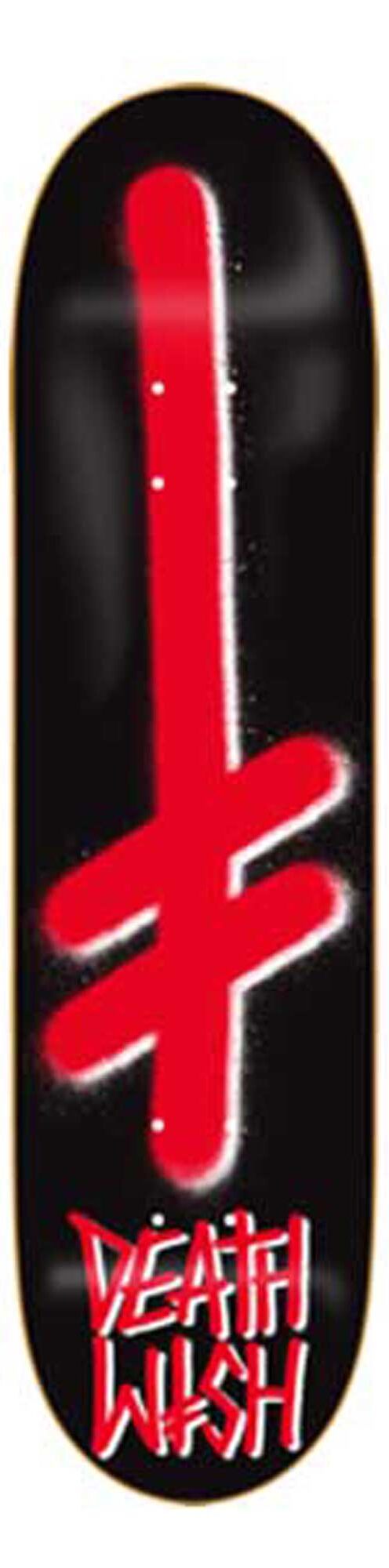 DEATHWISH Deck GANG LOGO BLK/RED 8.2, black 8.2