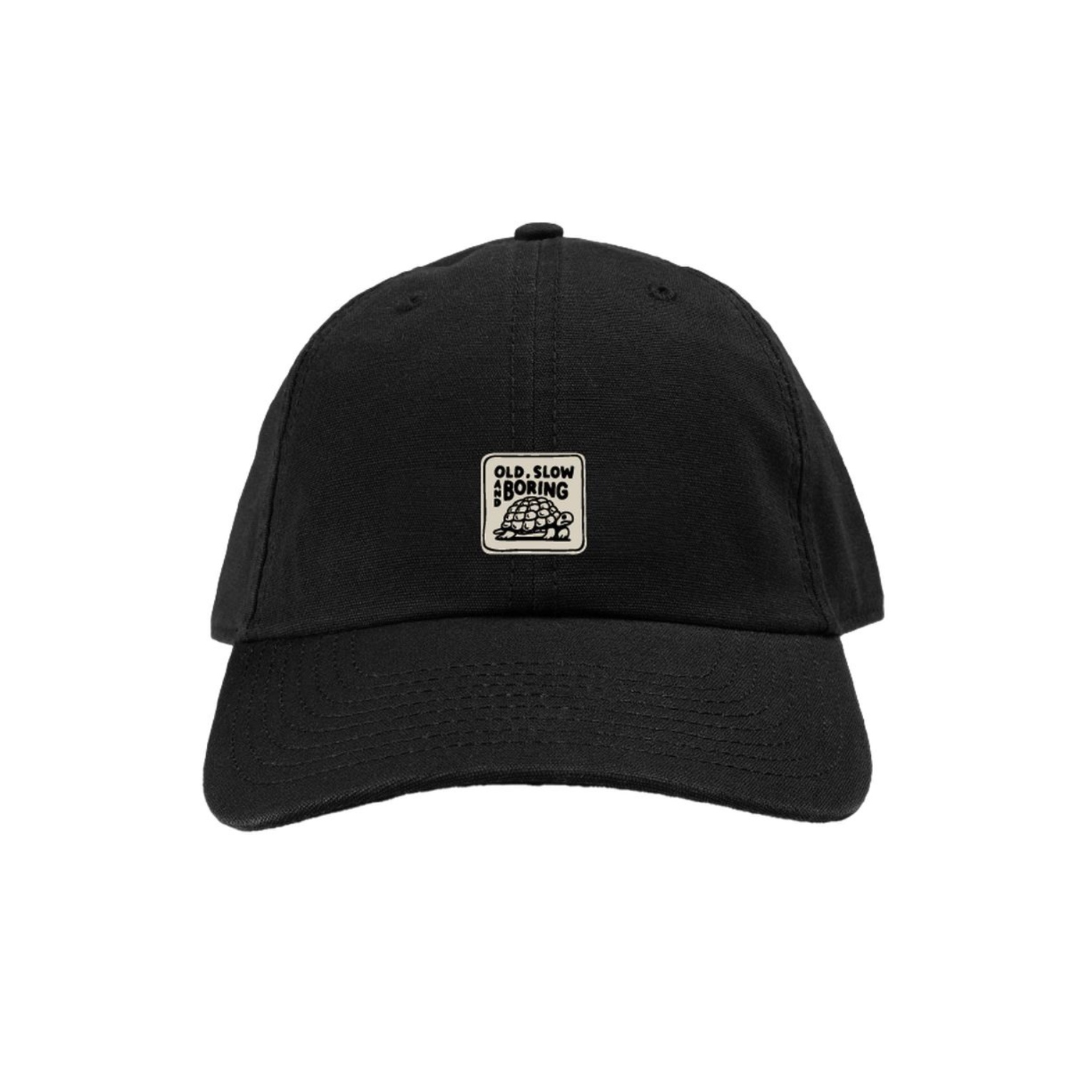 The Dudes Tortoise Label Dad Cap - black The Dudes Tortoise Label Dad Cap - black