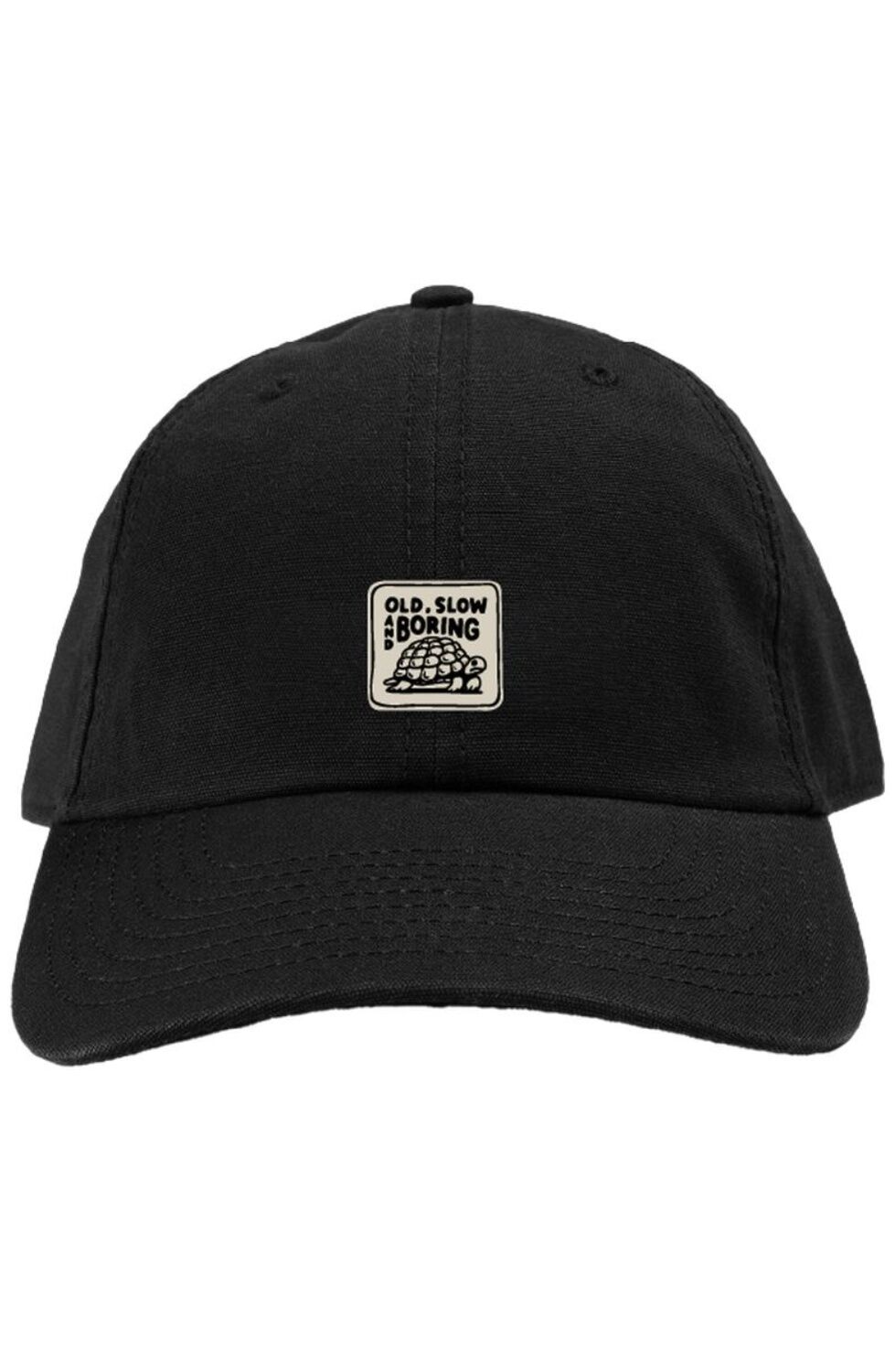 The Dudes Tortoise Label Dad Cap - black The Dudes Tortoise Label Dad Cap - black