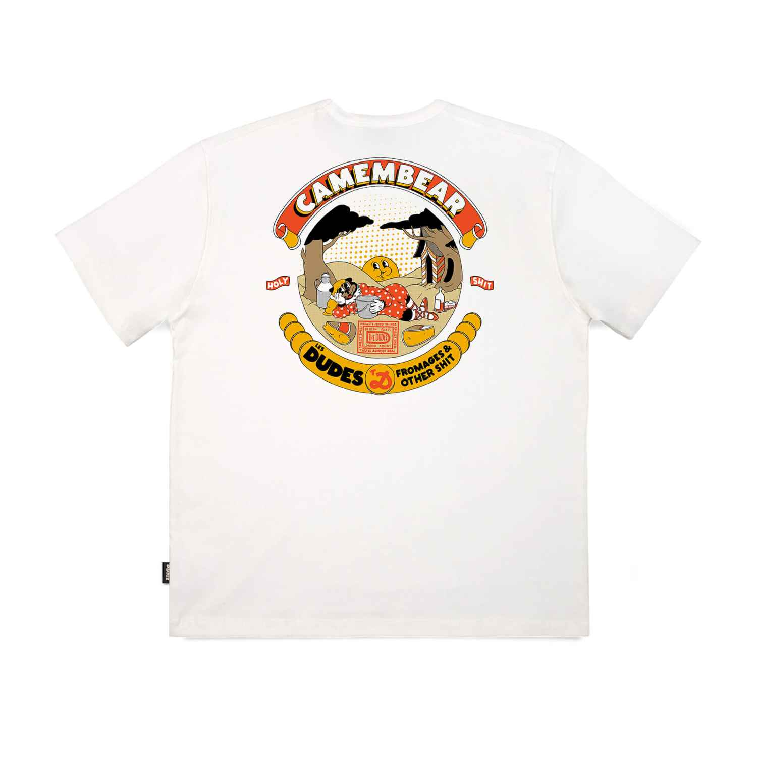 The Dudes Camembear T-Shirt - off-white