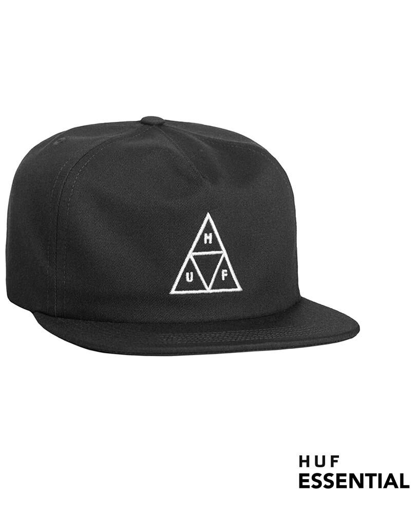 HUF Essentials Unstructured TT Snapback black HUF Essentials Unstructured TT Snapback black
