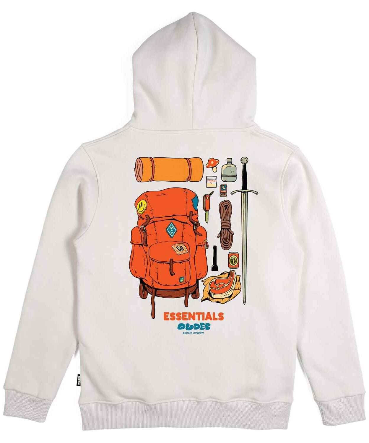 The Dudes Essentials Seasonal Hoodie - off white XXXL