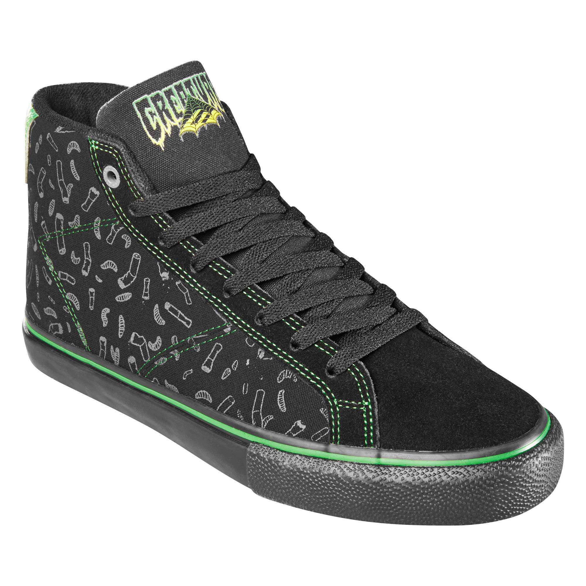 EMERICA Shoe OMEN HI X CREATURE bla/bla, black/black 10