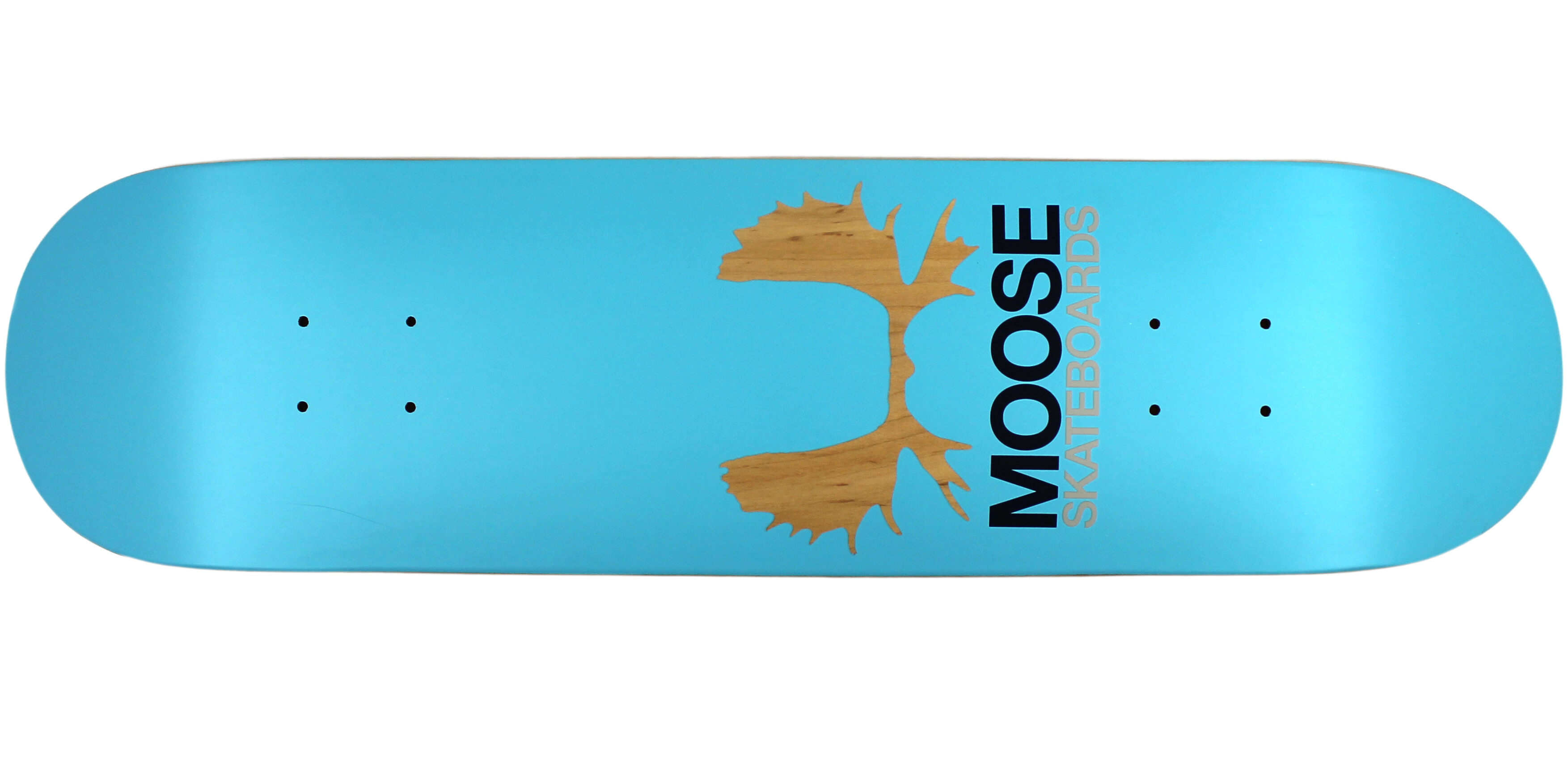 Moose Skateboard Deck Antlers Blue Moose Skateboard Deck Antlers Blue