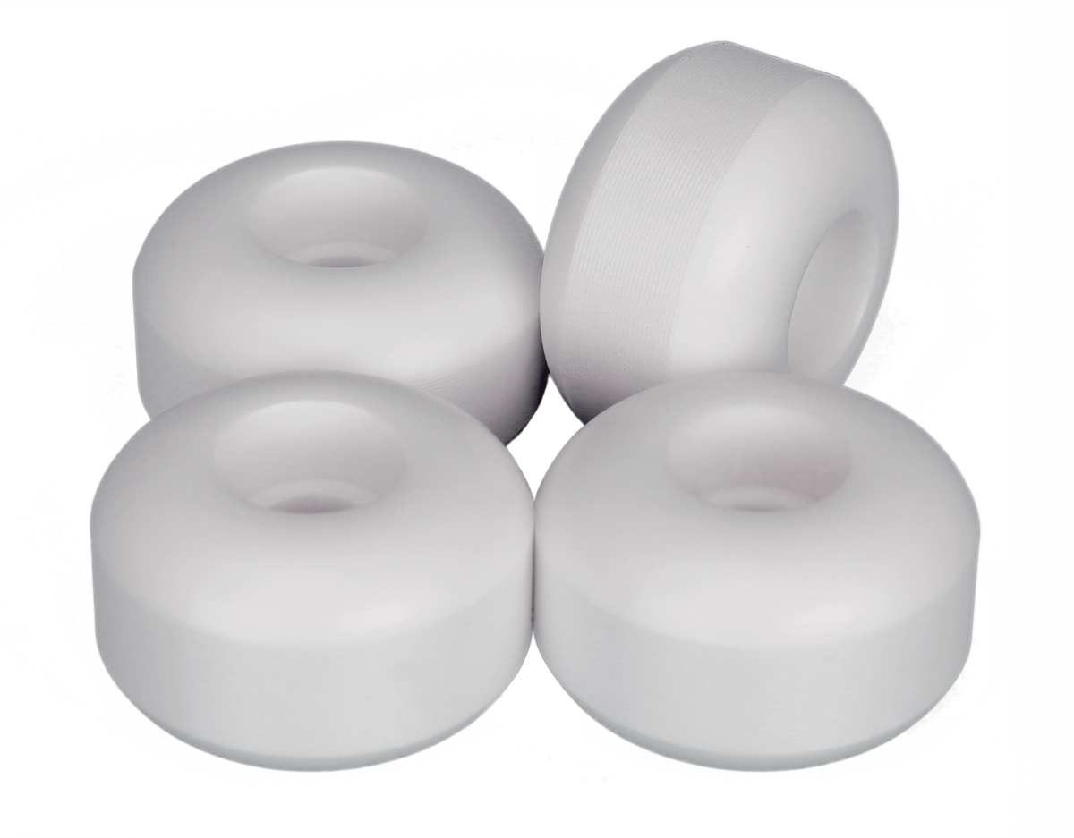Blank skateboard wheels White 99A Blank Skateboard Wheels White 100a