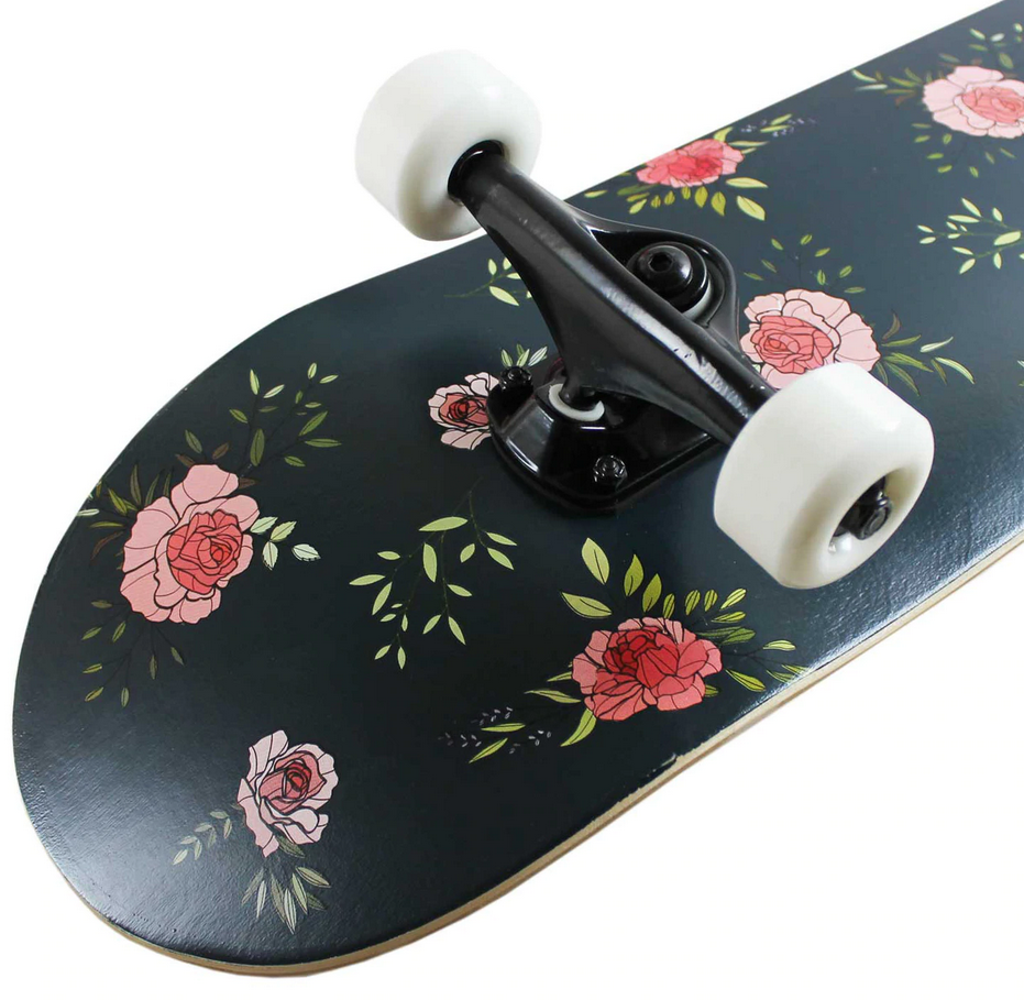 Krown Pro Complete Skateboard Floral 8.0