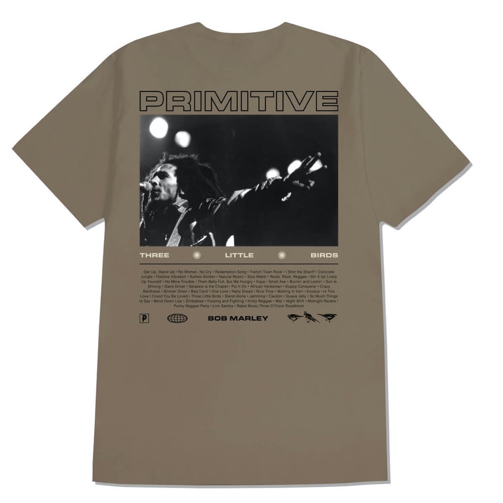 Primitive Rising Sun T-Shirt - safari green XXXL