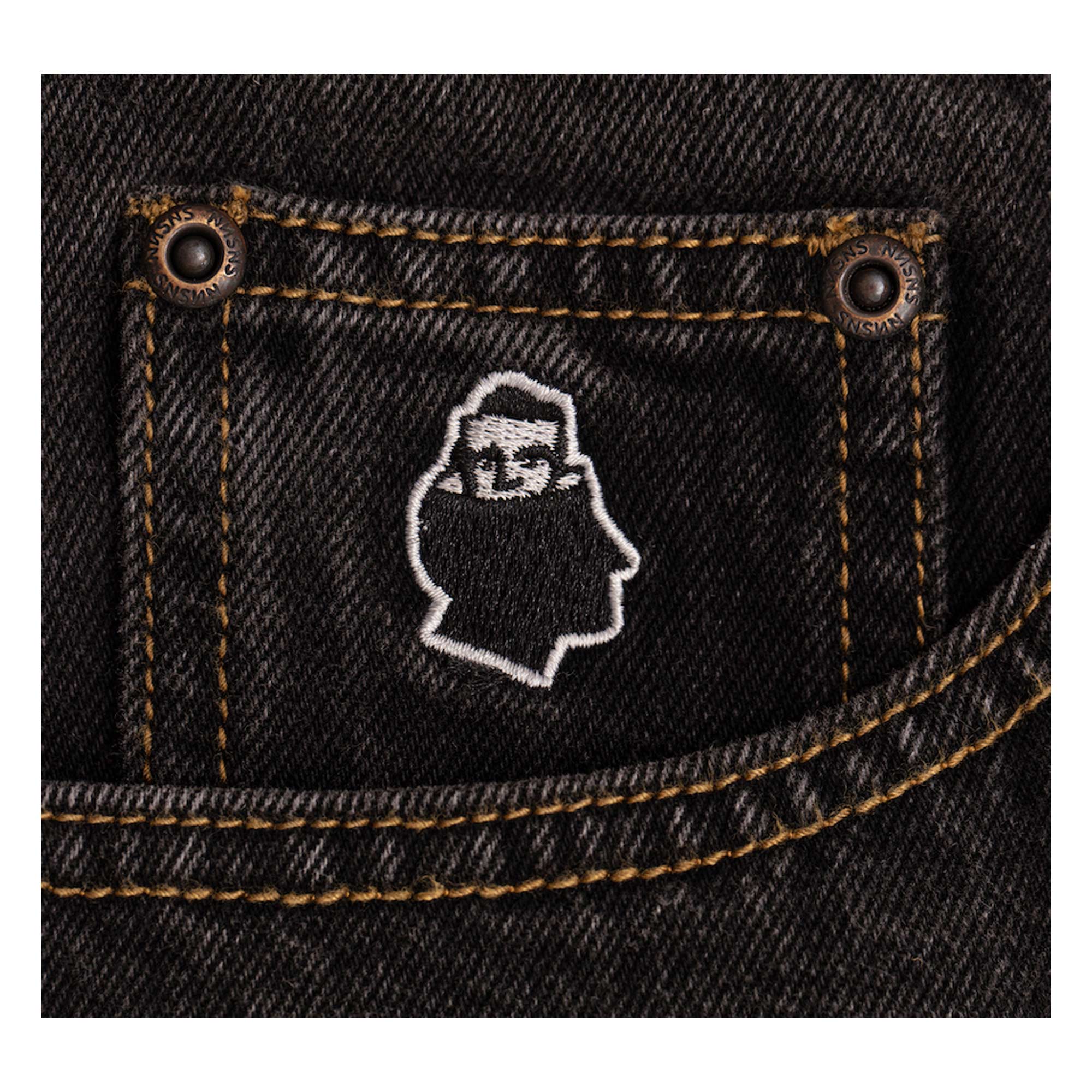 NNSNS Pant BIGFOOT, washed black 36/32
