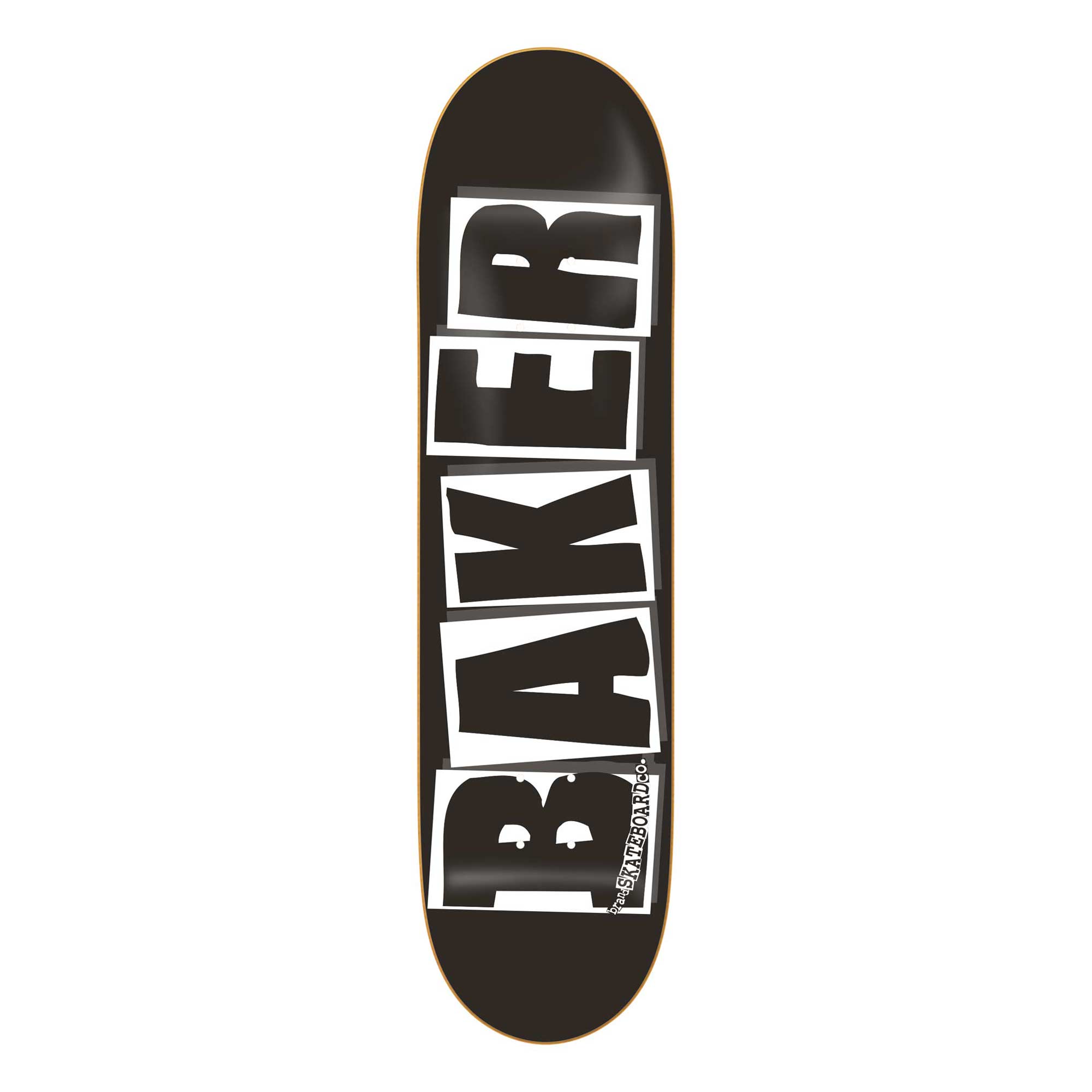 BAKER Deck BRAND LOGO BLK/WHT 8.0, black/white 8.0 BAKER Deck BRAND LOGO BLK/WHT 8.0, black/white 8.0