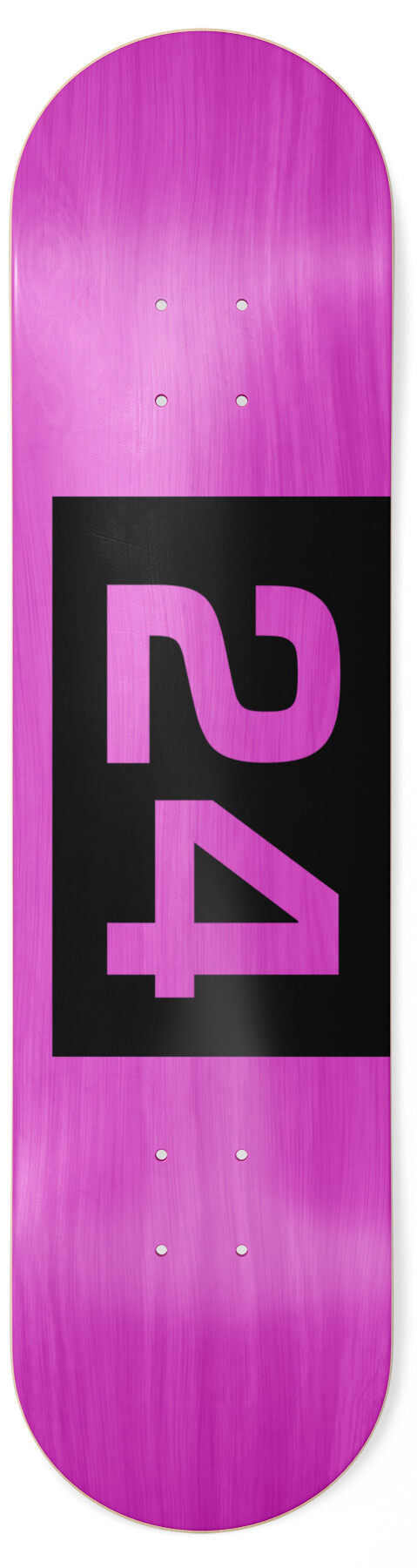 Skateshop24 - 24 black Skateboard Deck 8.75