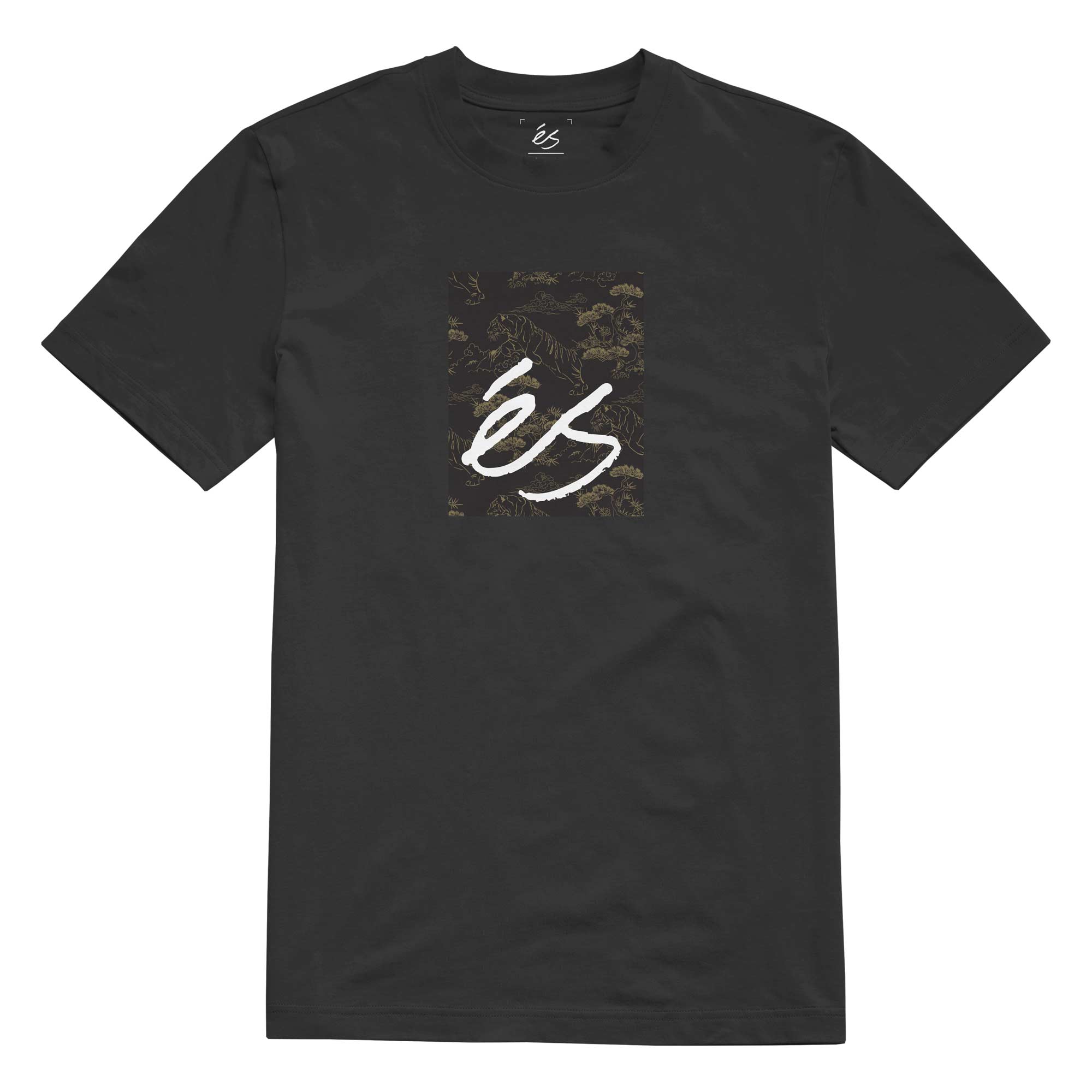eS SKB T-Shirt TIGER BLOCK, black XL