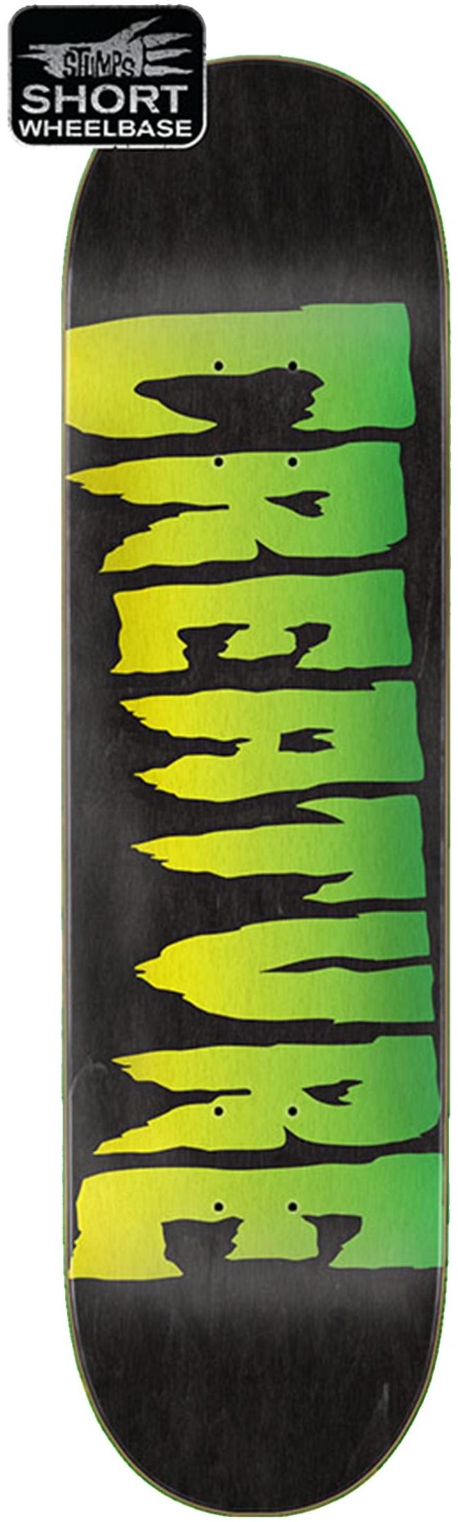 Creature Logo Outline Stumps Skateboard Deck 8.25