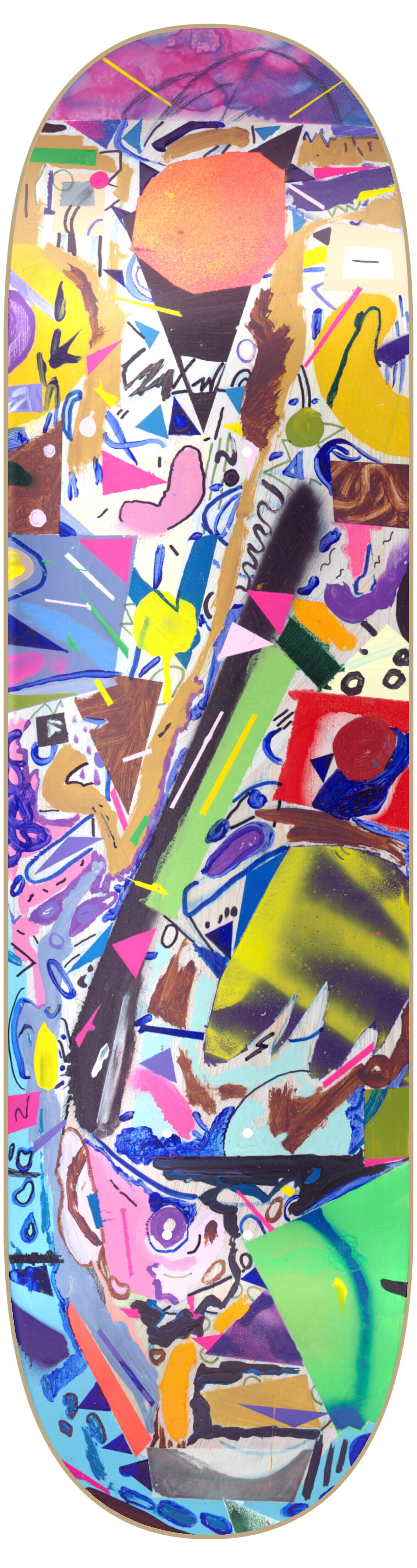 Curare Juan Pablo Villacura Art Print #1 LTD Skateboard Deck Curare Juan Pablo Villacura Art Print #1 LTD Skateboard Deck