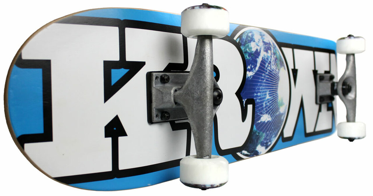 Krown Complete Skateboard Rookie world blue 7.5