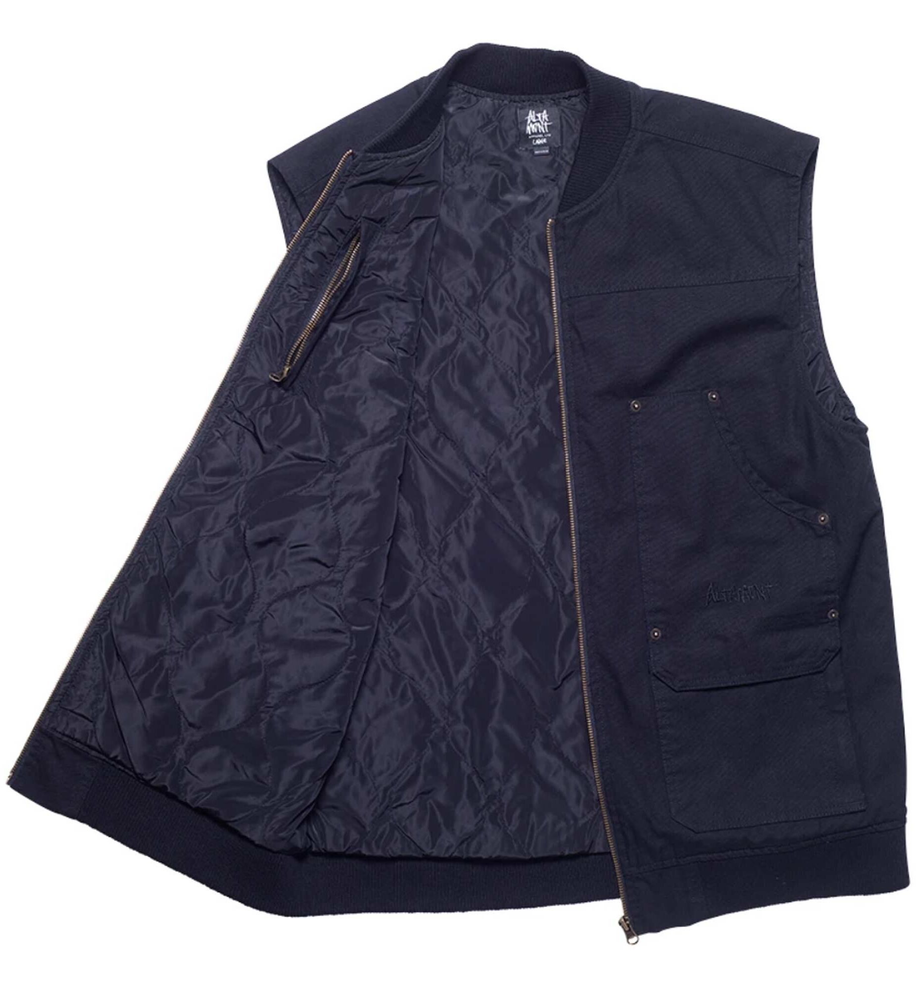 ALTAMONT Jacket SERVICE VEST, black XL